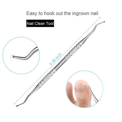 Full 10 piece nail correction tool set for home use
