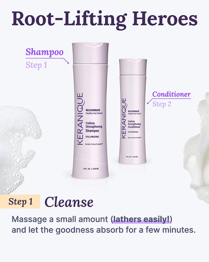 Keranique non stripping paraben free follicle strengthening formula bottle design