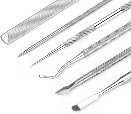 Professional pedicure tool kit for ingrown nail relief