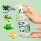Svvimer biotin infusion hair care product pump bottle angle view