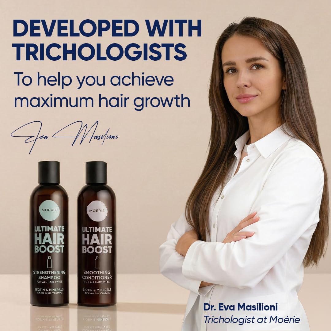 Moerie sulfate free biotin shampoo and conditioner kit for scalp care