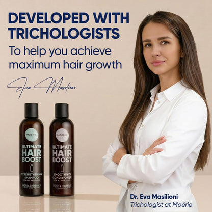 Moerie sulfate free biotin shampoo and conditioner kit for scalp care