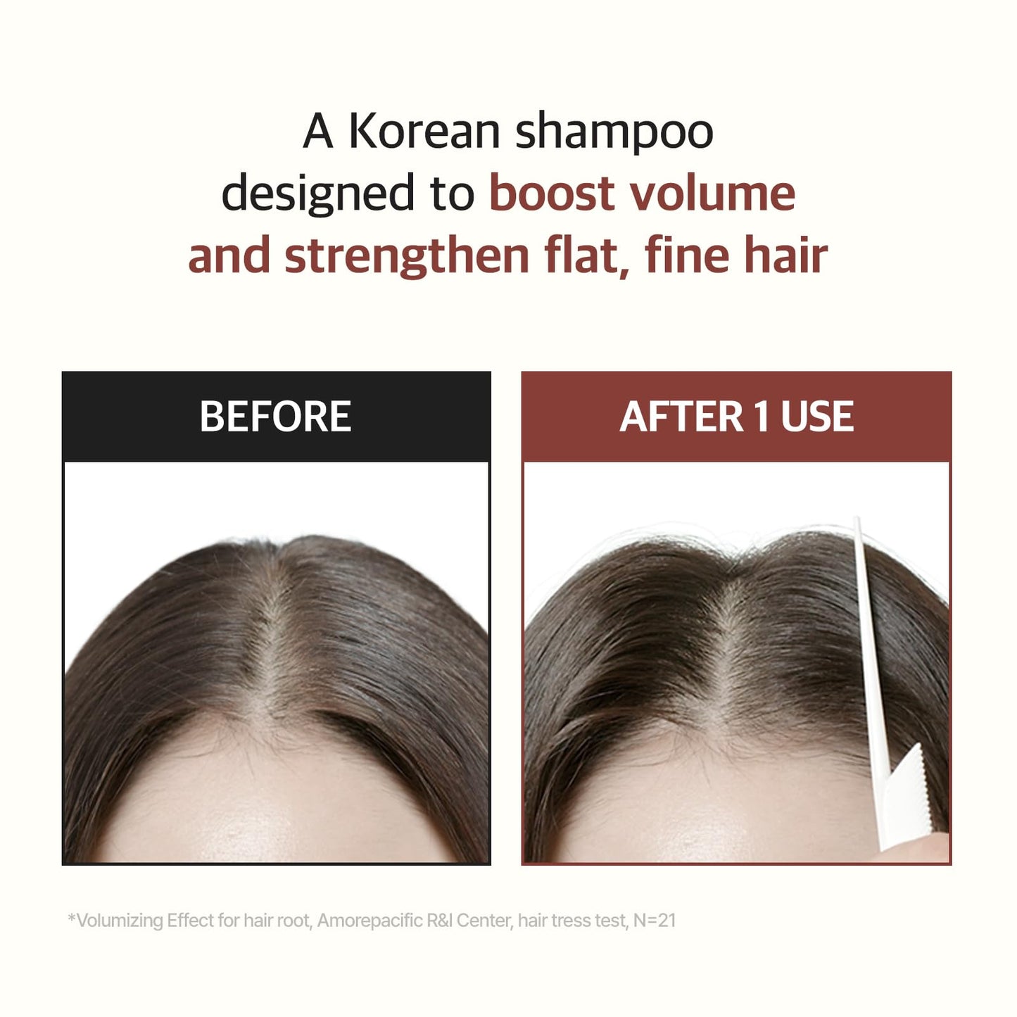 Ryo anti hair loss volumizing shampoo bottle standing upright on a clean background