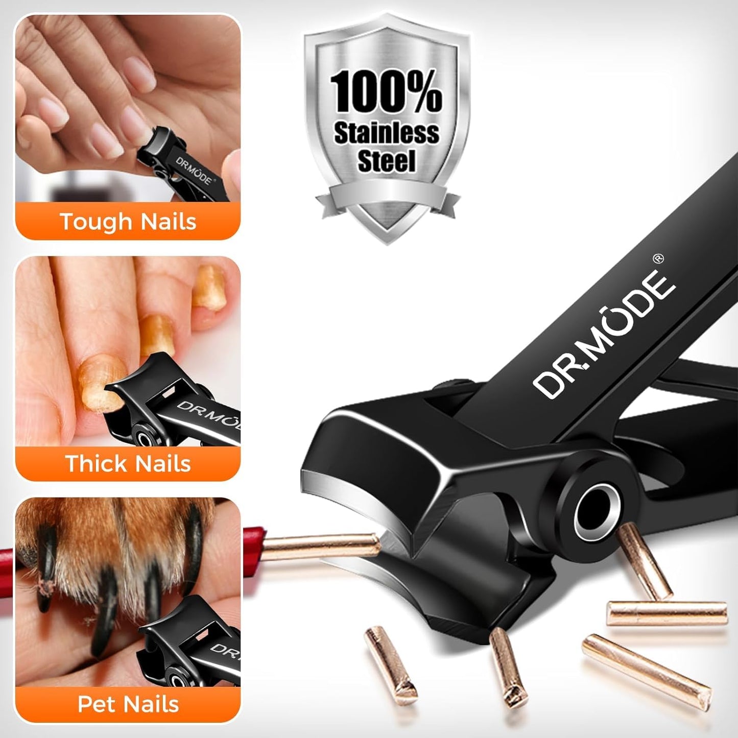 Ergonomic long handle grip detail