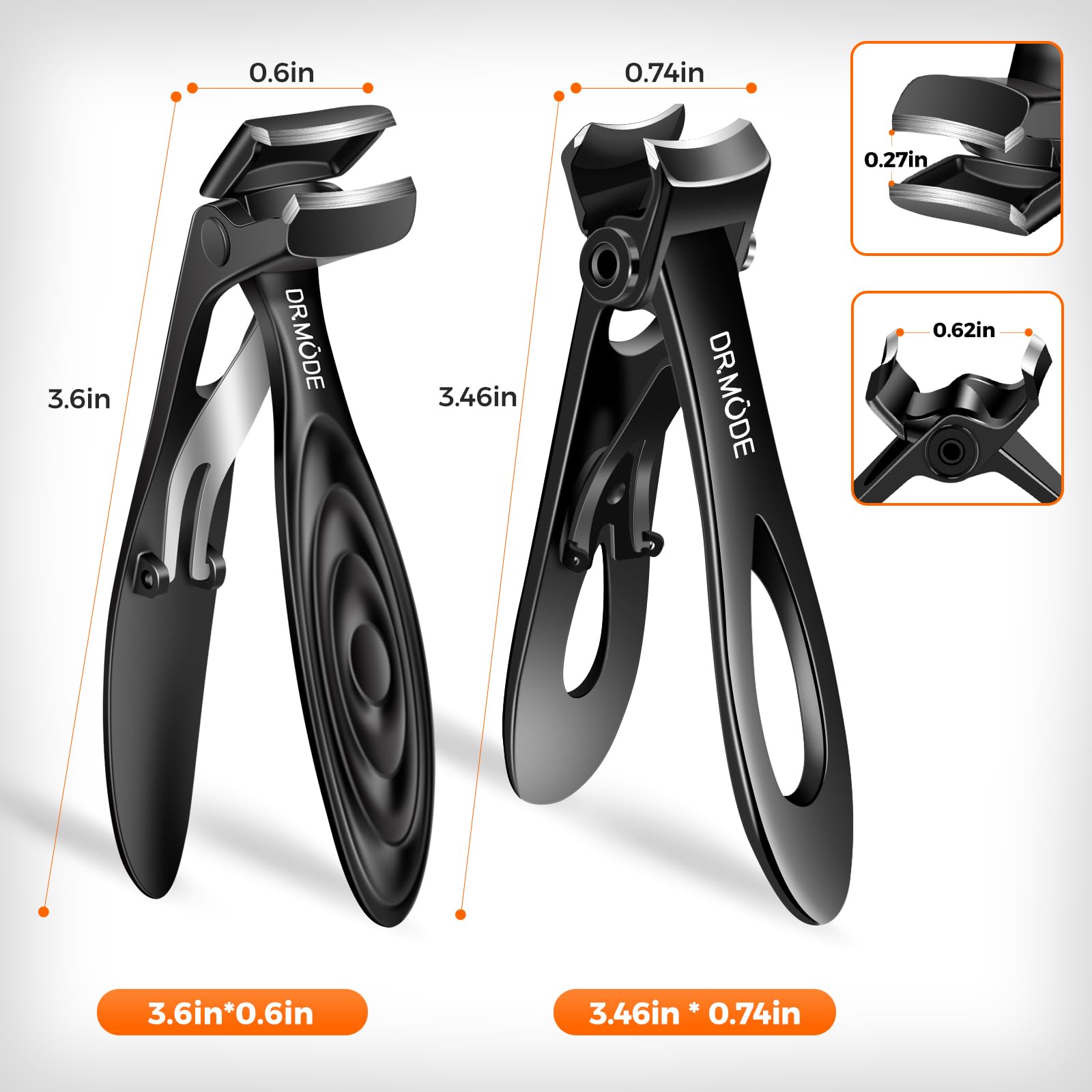 Toenail clipper with included nail file accessory