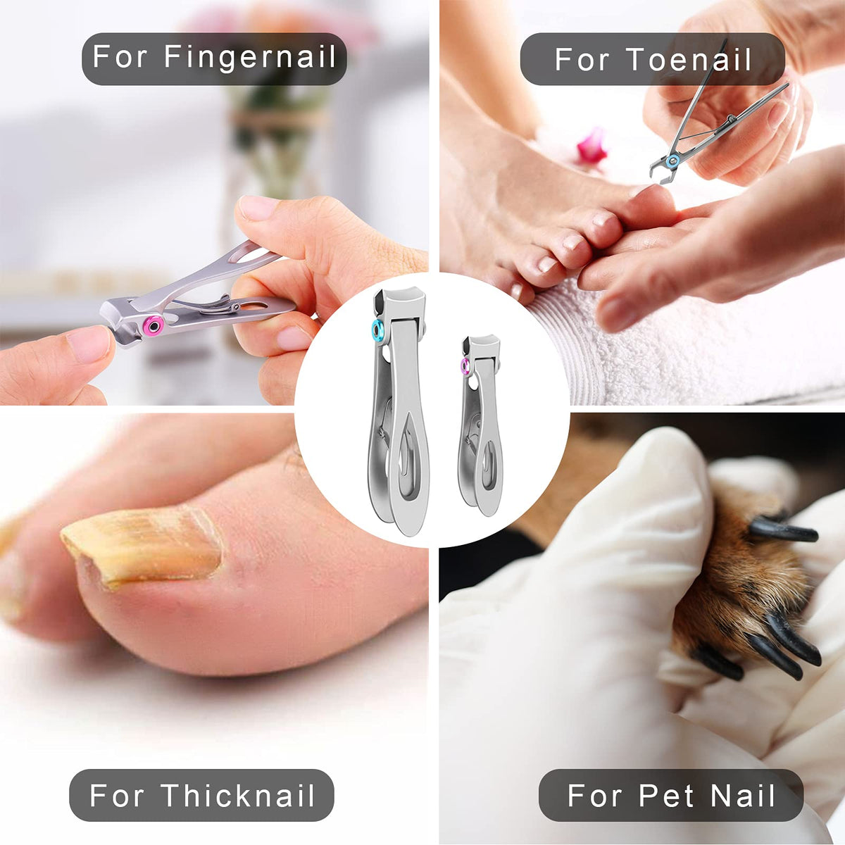 Side profile of Venoteck wide jaw nail clipper