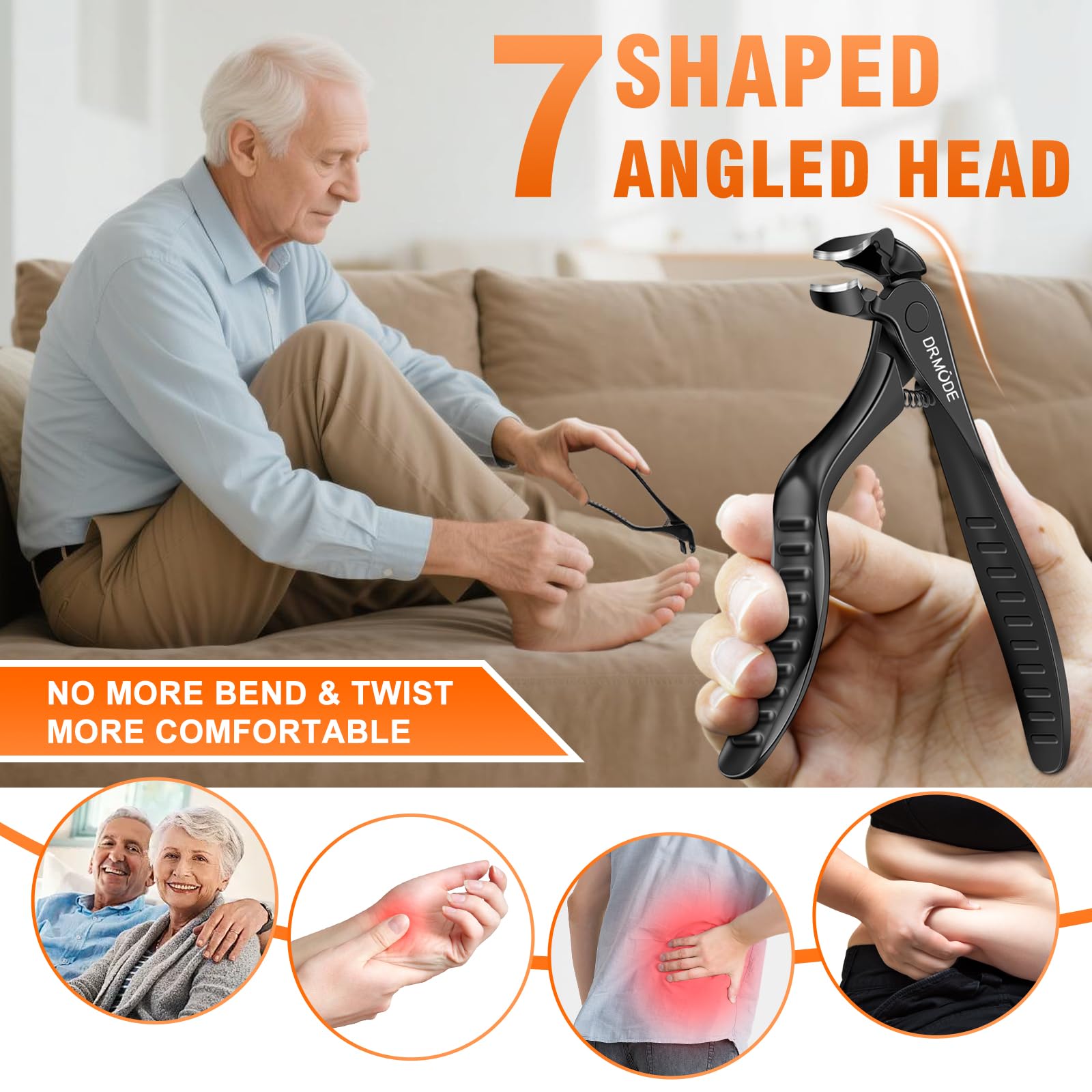 DRMODE clippers showing wide jaw opening