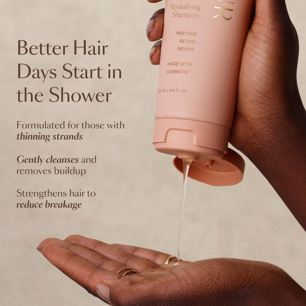 Authentic USA imported Vegamour revitalizing shampoo for luxury hair care