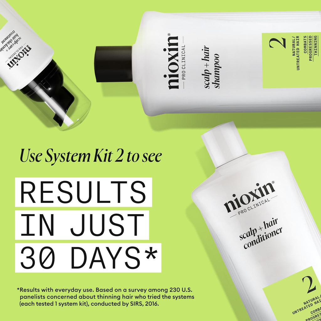 Nioxin System 2 cleanser shampoo texture and color preview