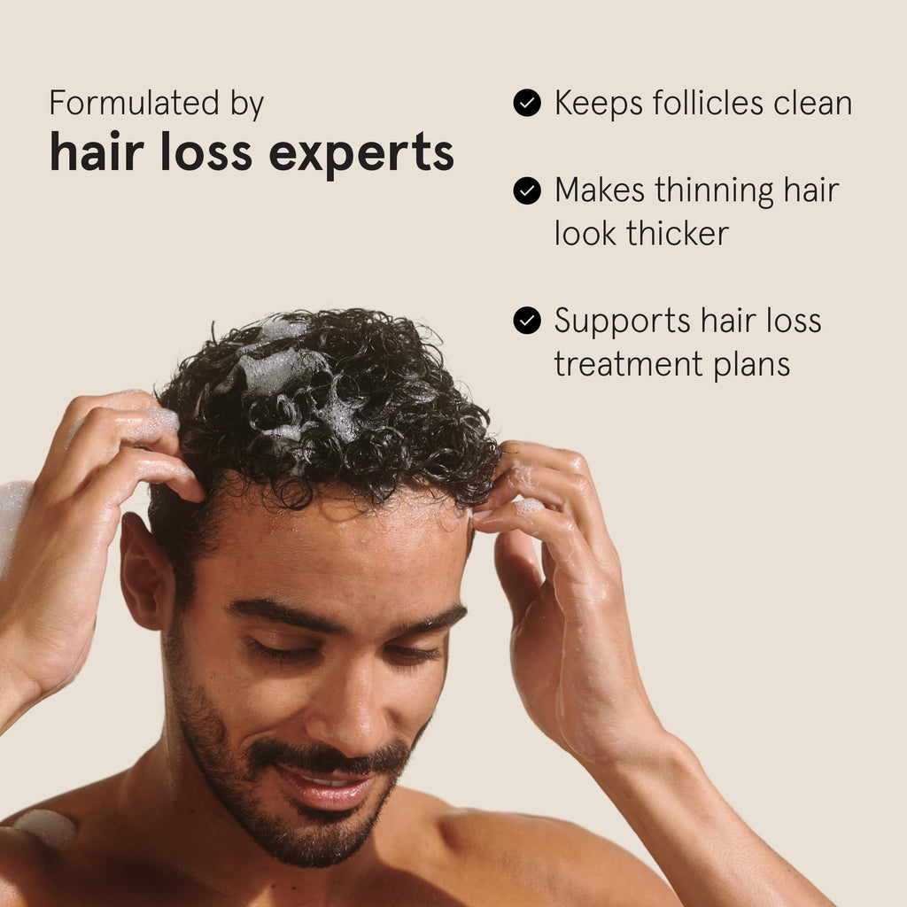 Keeps hair growth shampoo texture and fluid ounce indicator