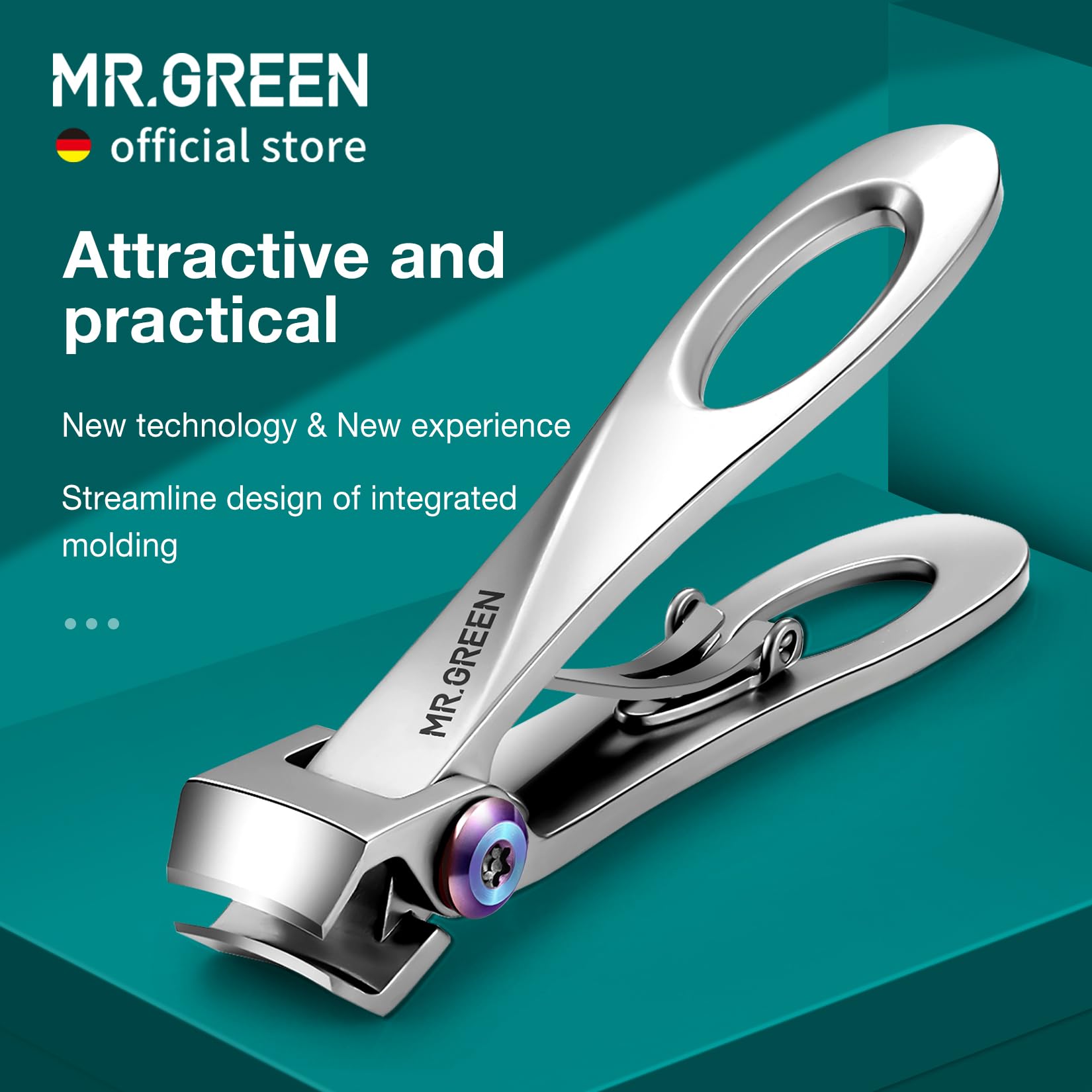 Side profile of MR.GREEN professional nail cutter