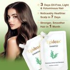 Side angle view of Tgideas rosemary amino acid shampoo bottle