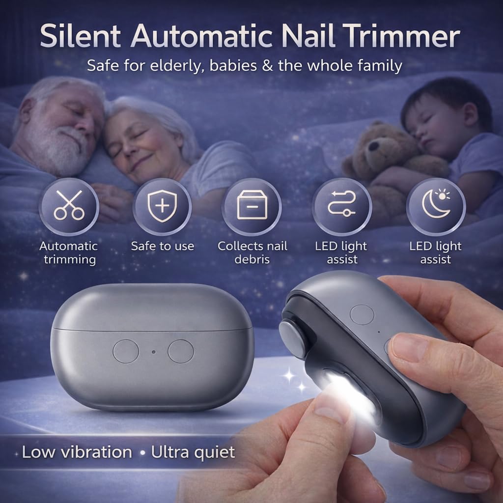 Internal nail clipping storage compartment on Gfthkl device