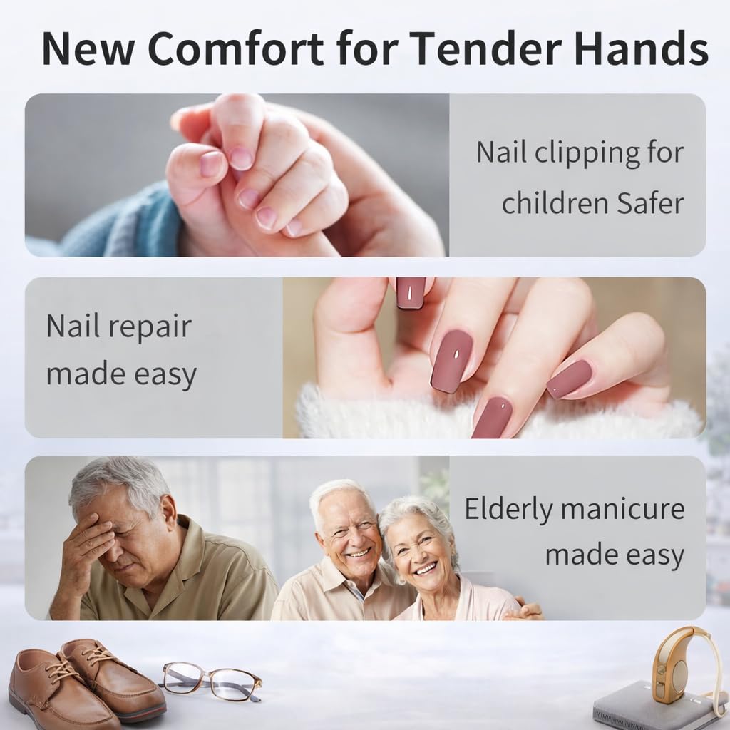Gfthkl 3 speed automatic toenail clipper for thick nails