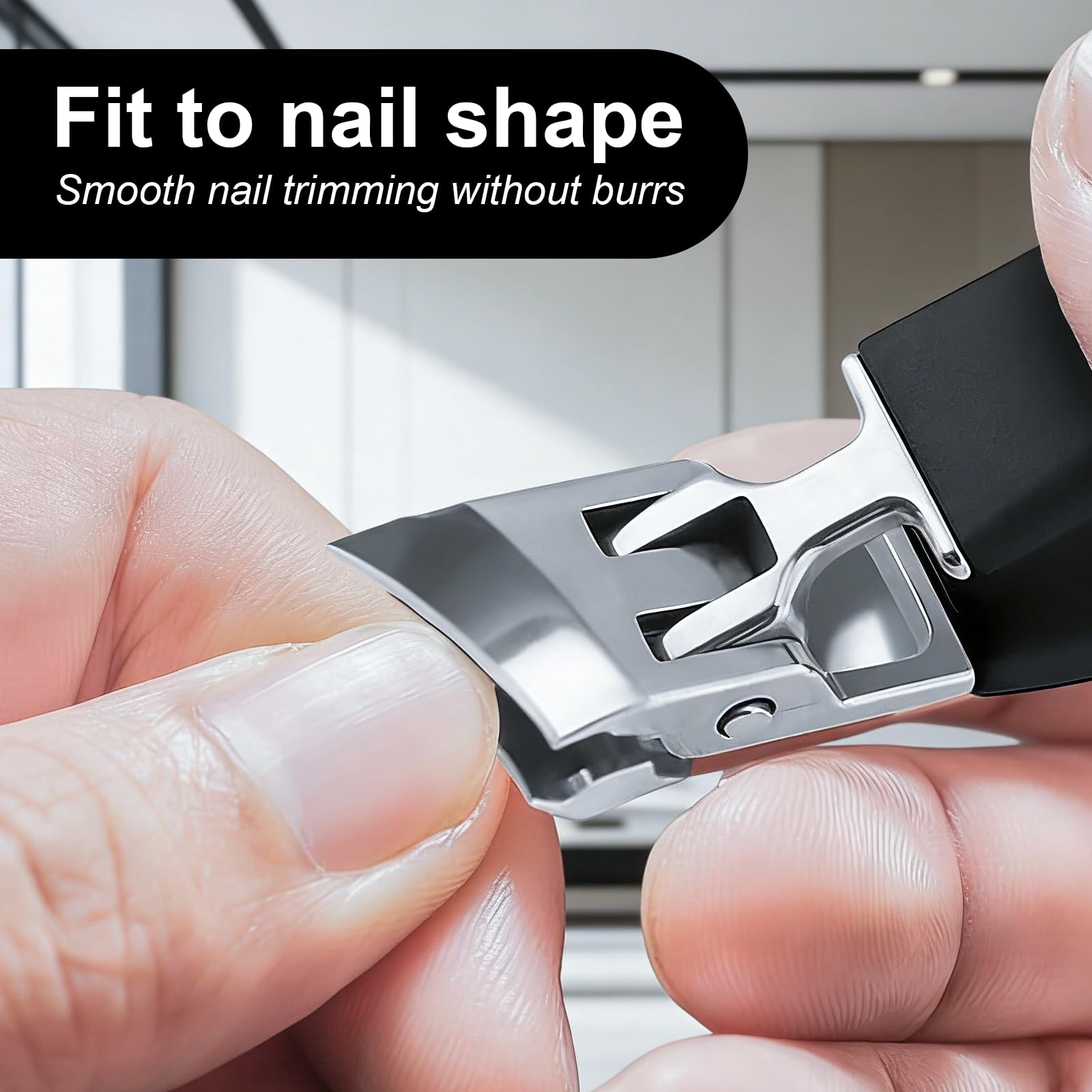 Ergonomic non-slip handle of Medech heavy duty nail cutter