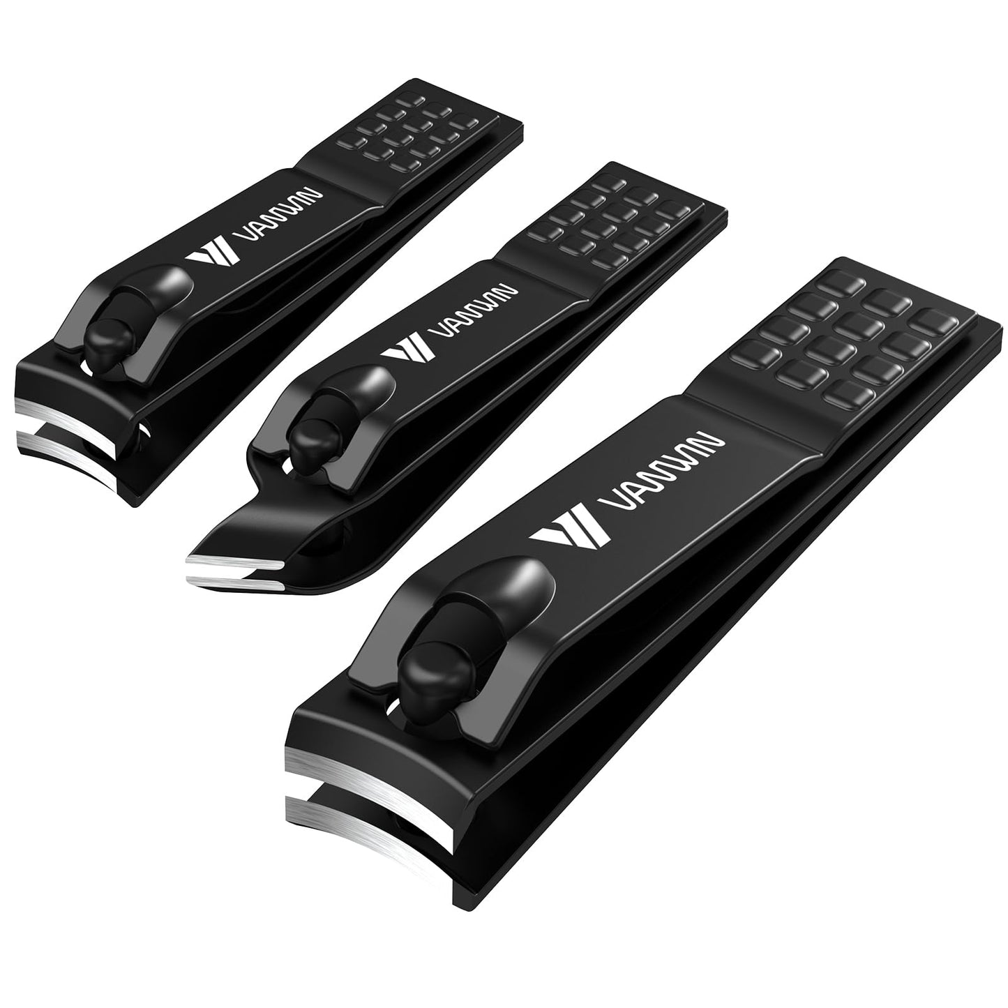 Complete Vanwin 4-piece grooming set in matte black