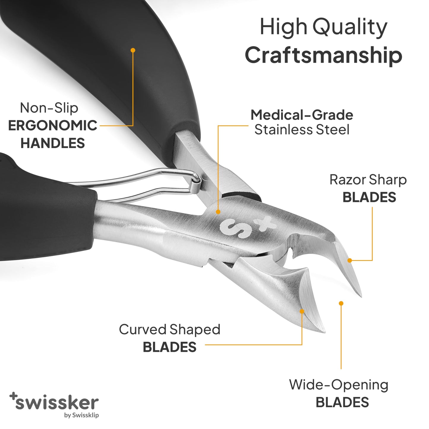 Surgical stainless steel blades for thick toenail trimming