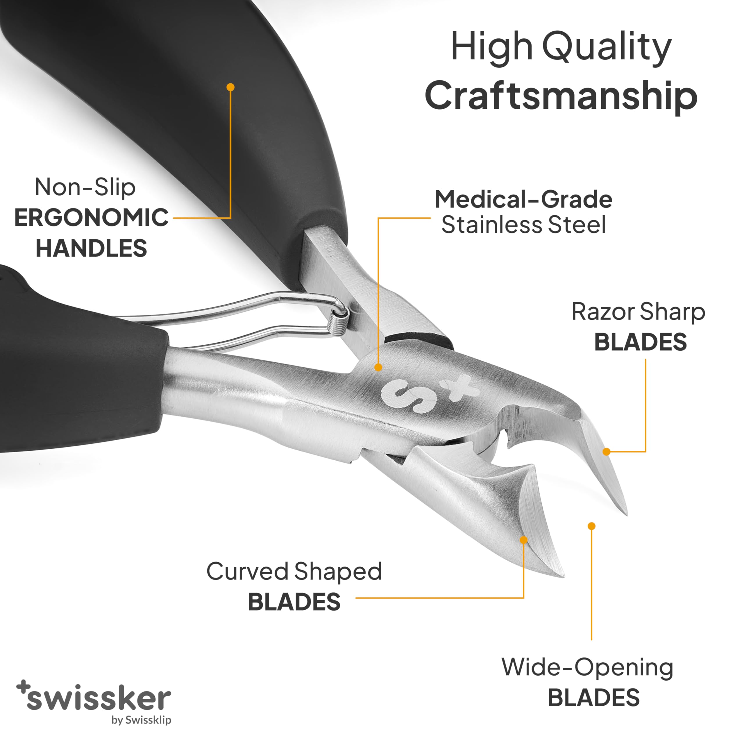 Surgical stainless steel blades for thick toenail trimming