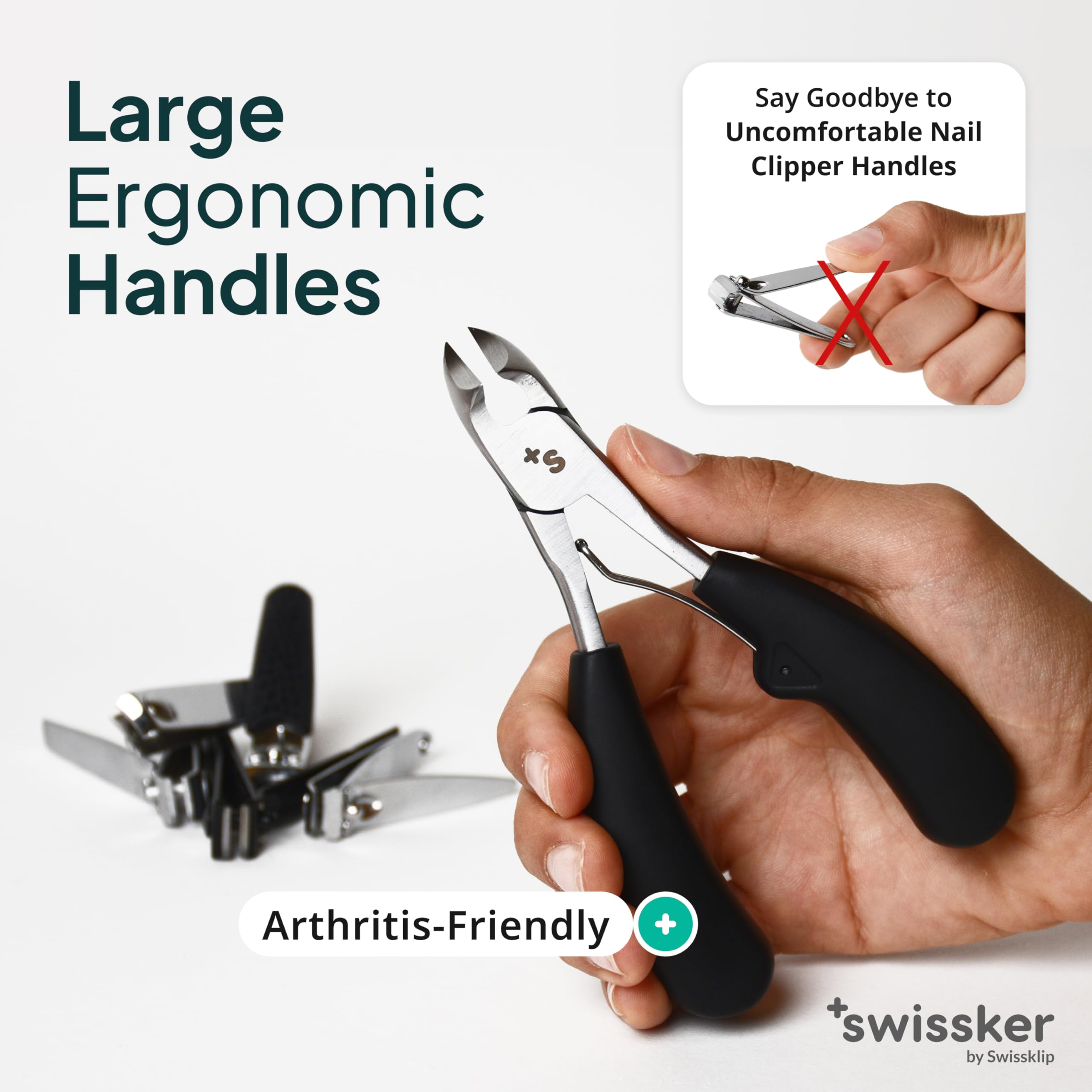 Swissklip wide mouth clipper for ingrown toenails