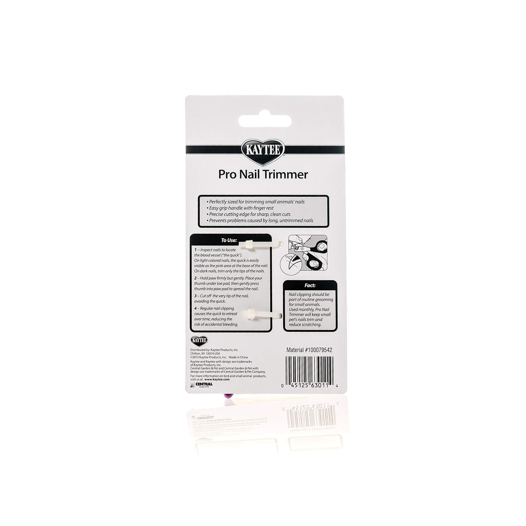 Kaytee small animal nail clipper stainless steel blades