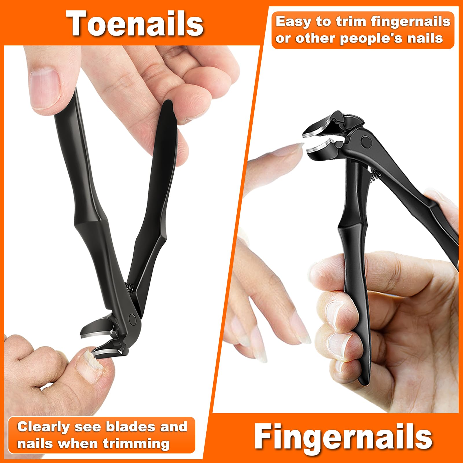 DRMODE ergonomic clippers with included pouch