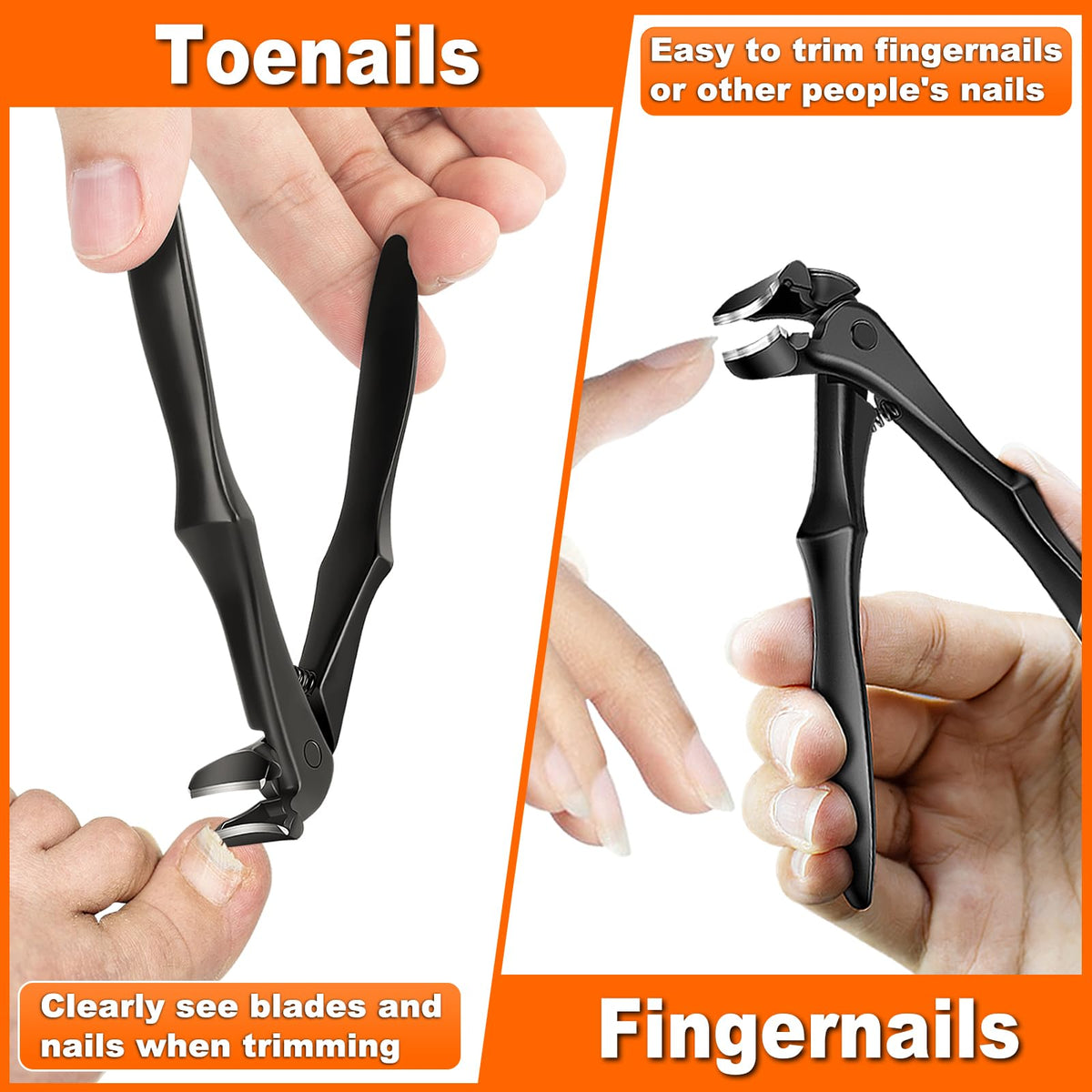 DRMODE ergonomic clippers with included pouch