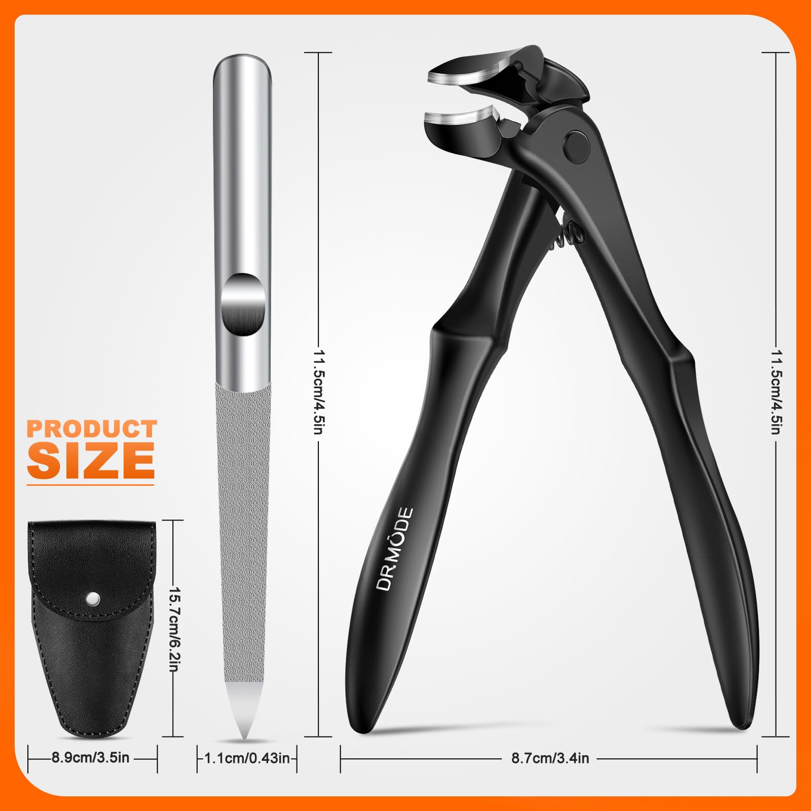 DRMODE nail grooming kit for thick nails