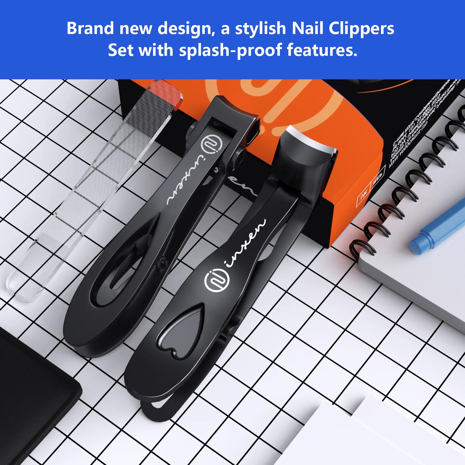 Professional wide jaw toenail clipper for thick nails