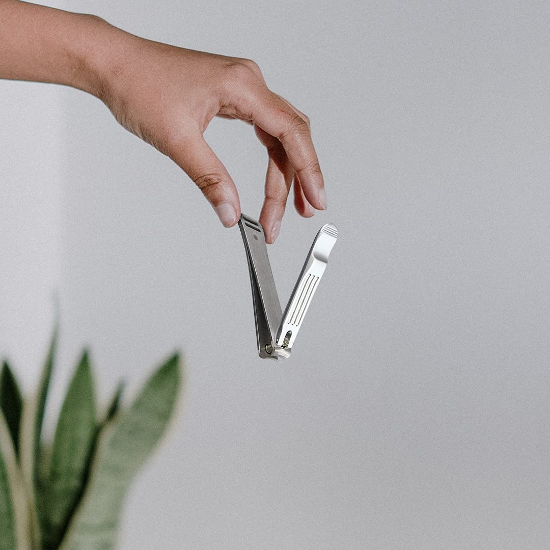 Close up of Seki Edge toenail clipper sharp cutting blades