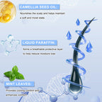 Mnevn hair growth serum roll on size comparison 10 milliliters