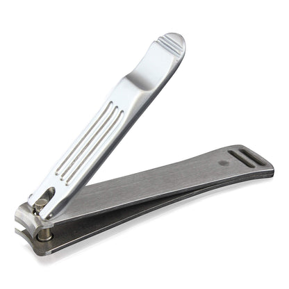 Seki Edge stainless steel clipper held in hand for scale