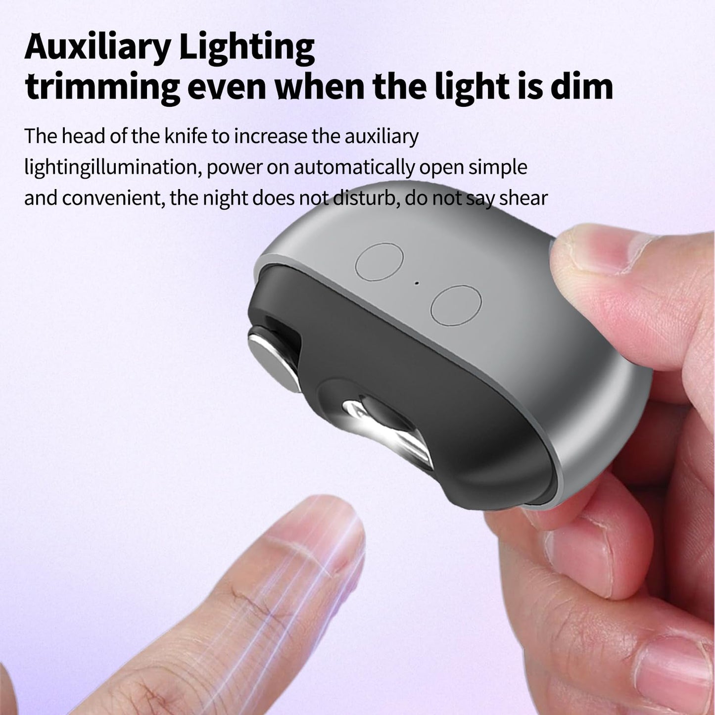 USB rechargeable nail care device black color