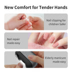 Getphonery nail clipper showing safety blade mechanism