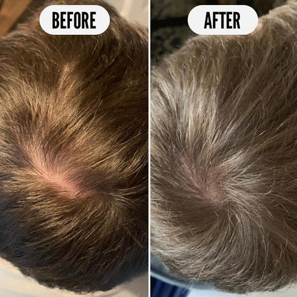 Noughty 97 percent natural hair thickening leave in treatment bottle with pea complex details