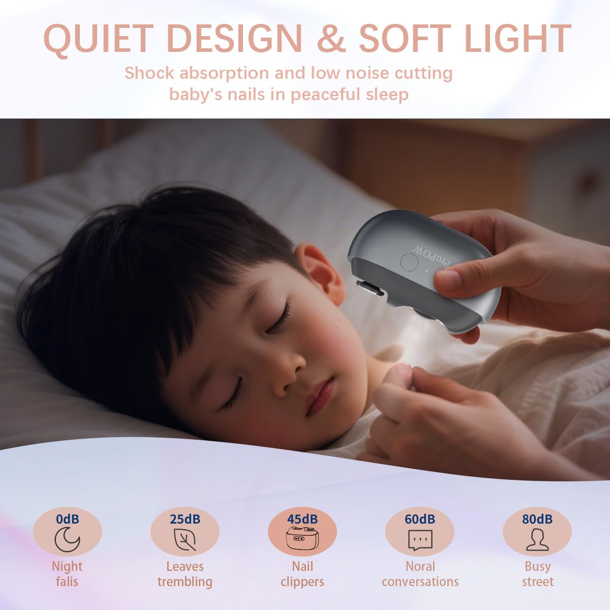 Electric nail clipper with internal nail storage compartment open