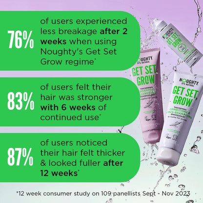 Noughty botanical pea complex hair volume booster liquid tonic for daily scalp care