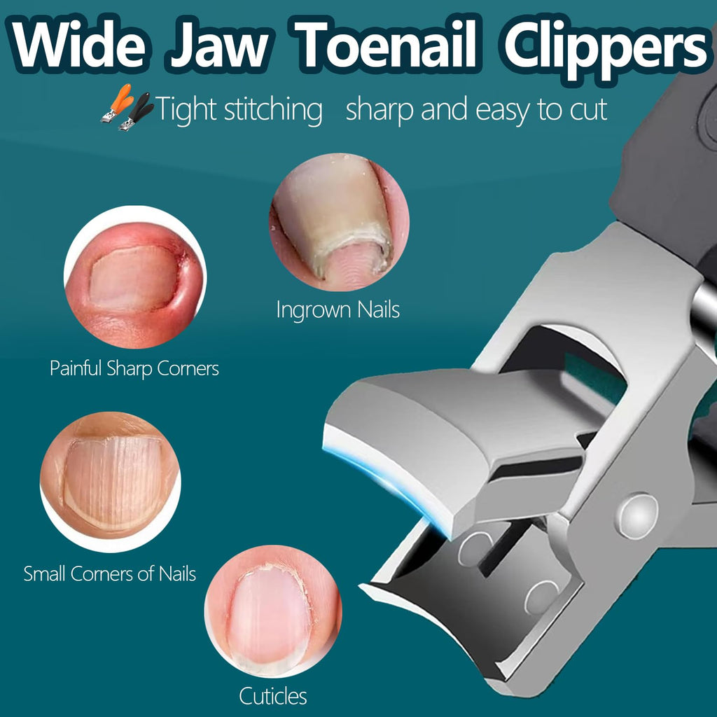Demonstration of anti-splash storage feature on nail clipper