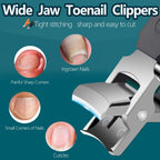 Demonstration of anti-splash storage feature on nail clipper