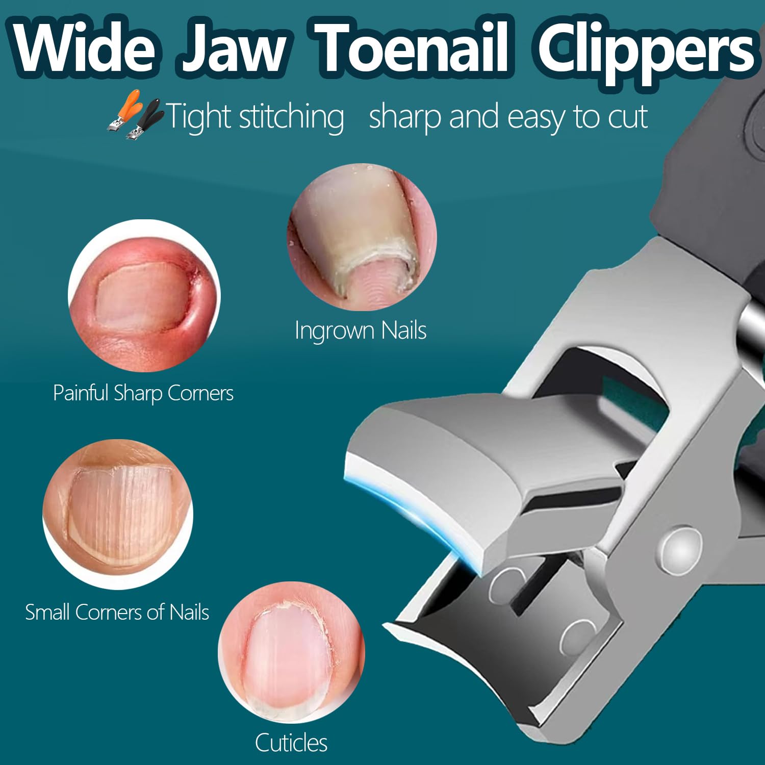 Demonstration of anti-splash storage feature on nail clipper