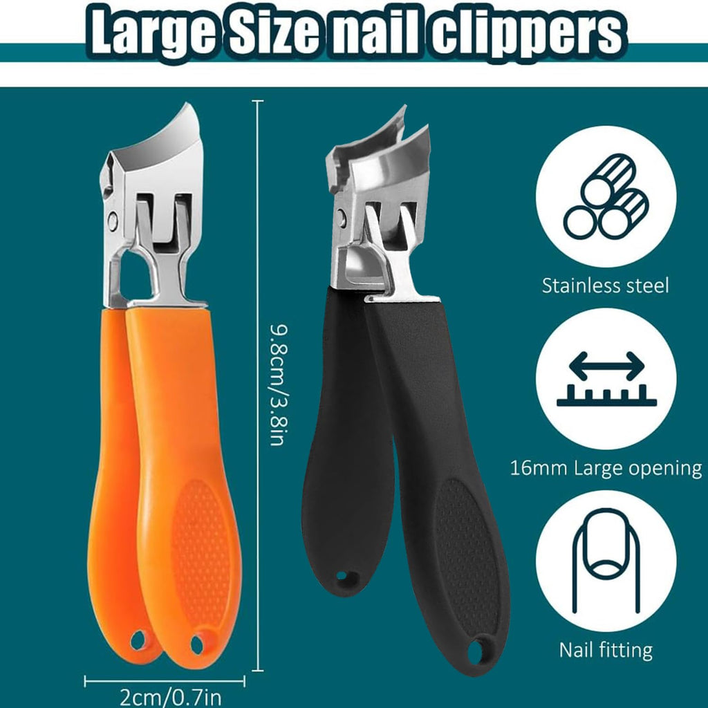 Ergonomic non-slip handle design of the nail clipper