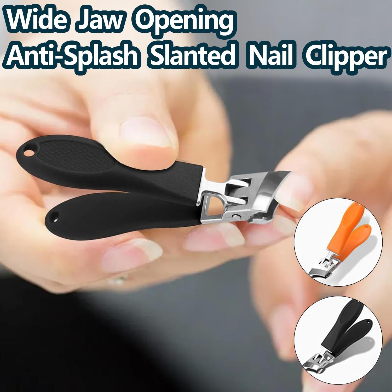 Generic nail clipper set for thick and ingrown toenails