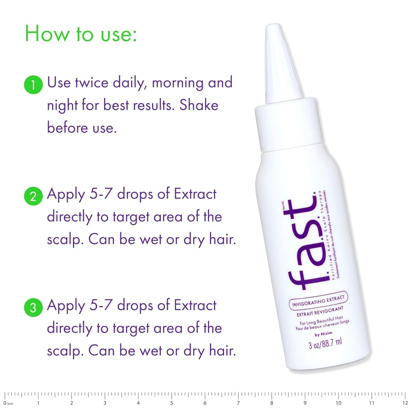 Nisim original fast fortified amino scalp therapy complete kit overview with extract