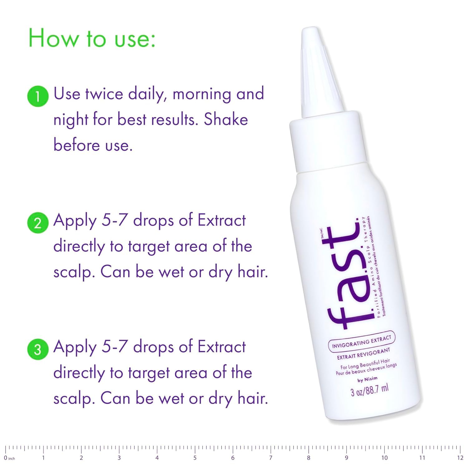 Nisim original fast fortified amino scalp therapy complete kit overview with extract