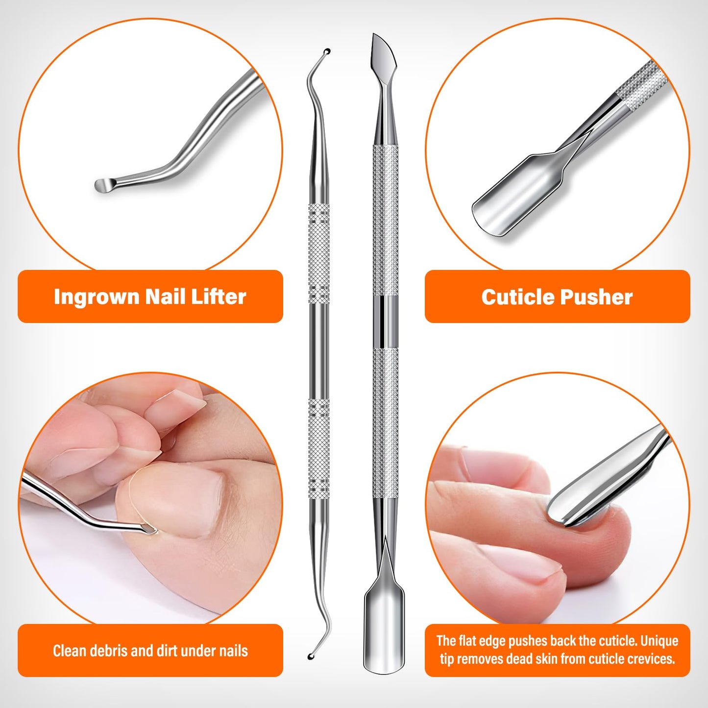 Full 5-in-1 DRMODE nail care kit in storage case