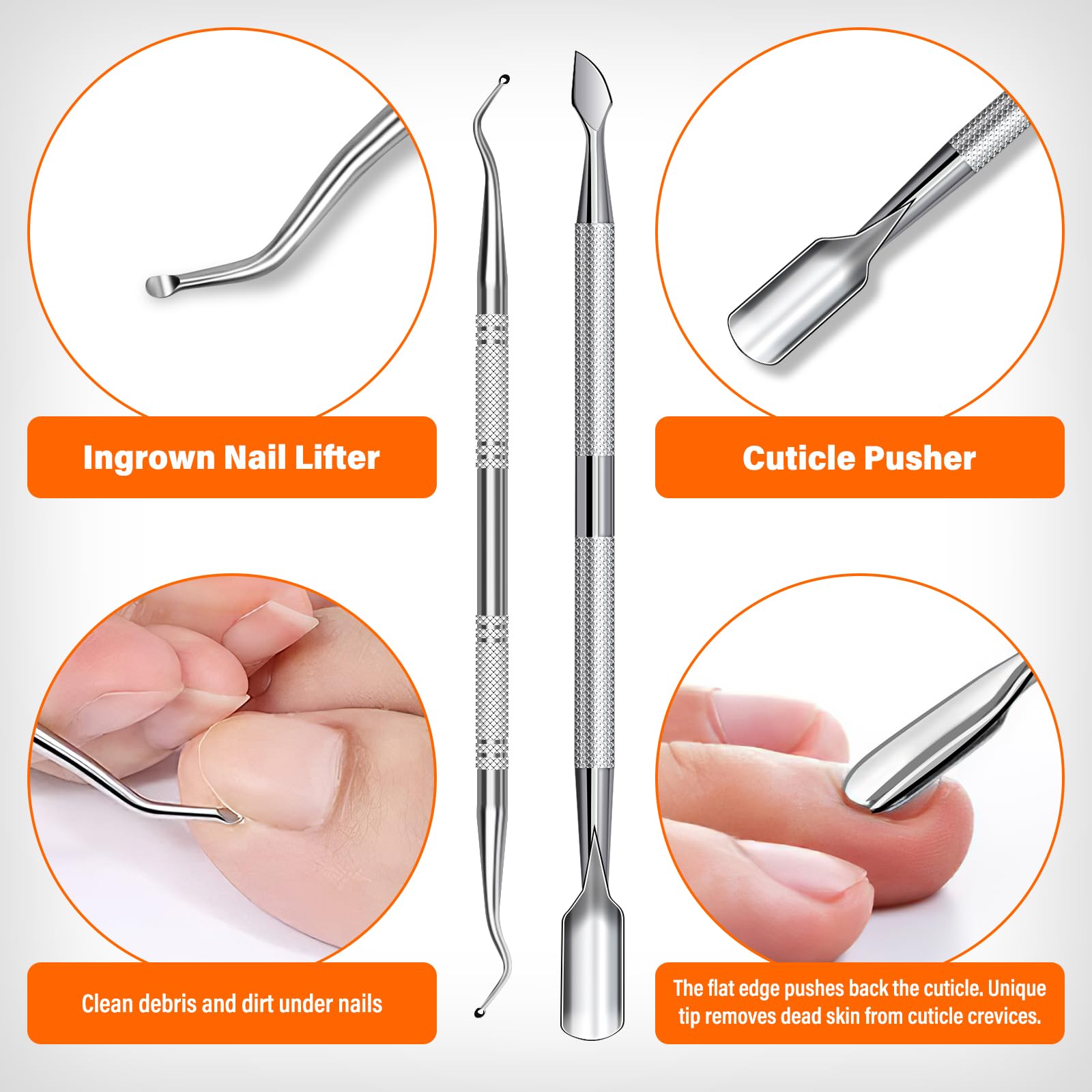 Full 5-in-1 DRMODE nail care kit in storage case