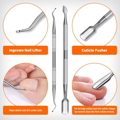 Full 5-in-1 DRMODE nail care kit in storage case