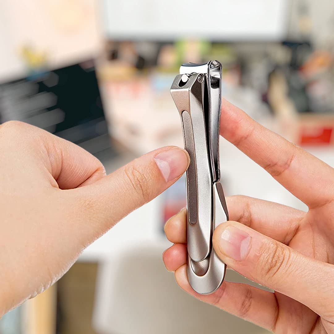 Side profile of Seki Edge SS-112 Japanese nail clipper