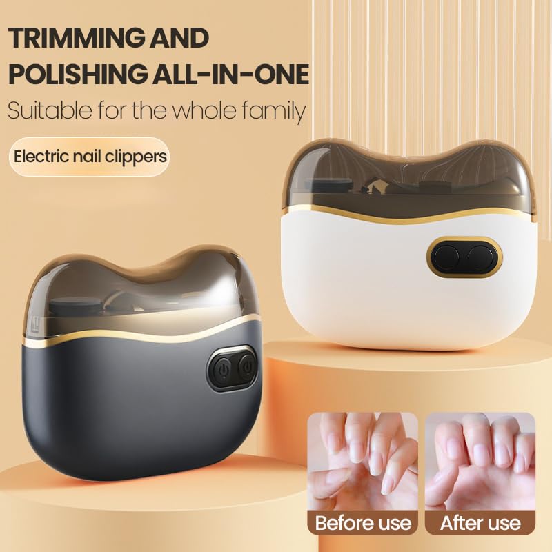 Electric nail clipper with nail debris storage box