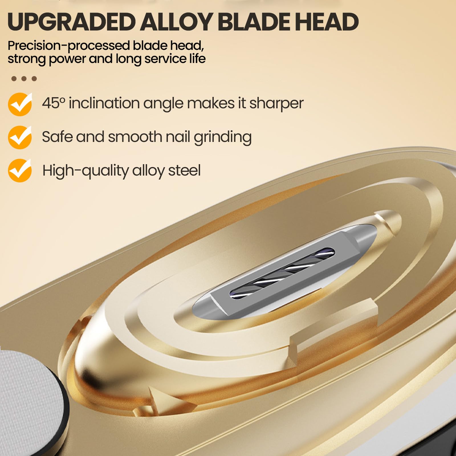 2 speed adjustable electric nail trimmer device