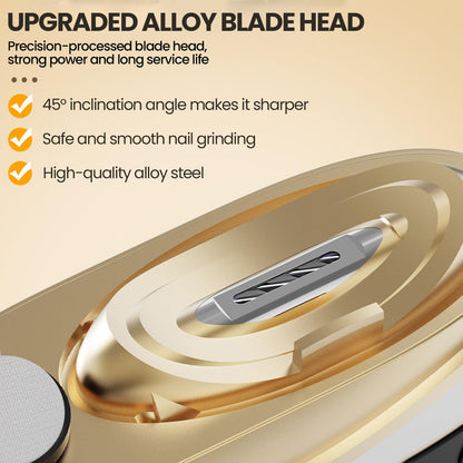 2 speed adjustable electric nail trimmer device